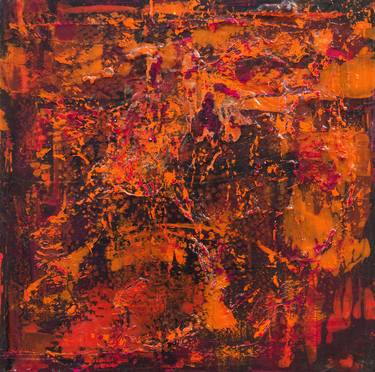 Original Abstract Expressionism Abstract Paintings by Augustas Lopas