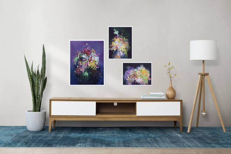 Original Floral Painting by Geesien Postema