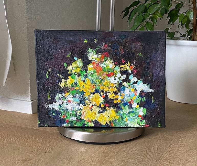 Original Floral Painting by Geesien Postema