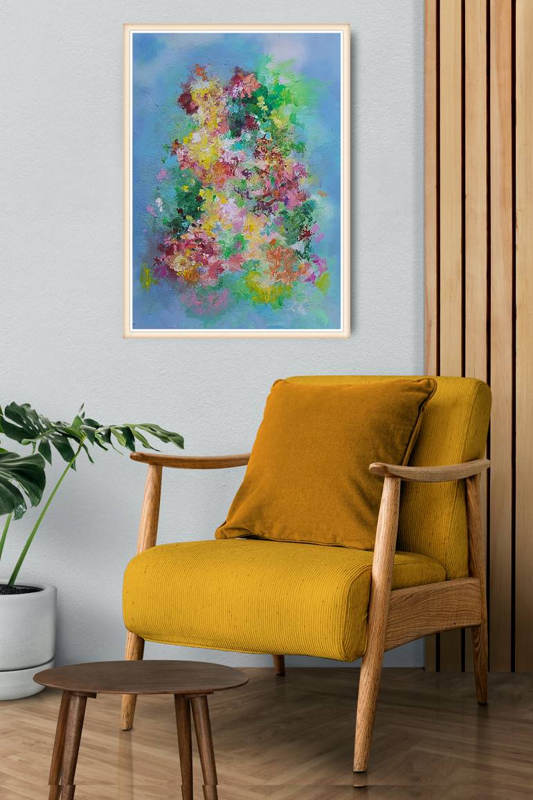 Original Abstract Expressionism Abstract Painting by Geesien Postema