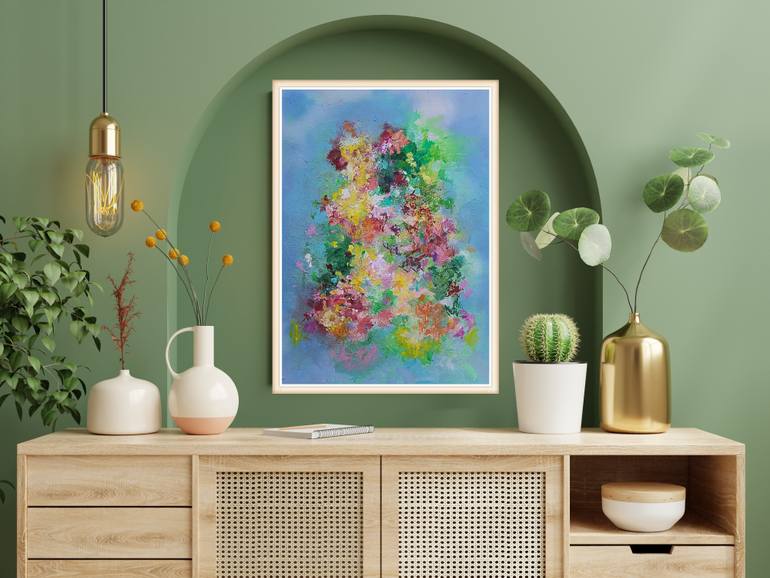 Original Abstract Expressionism Abstract Painting by Geesien Postema