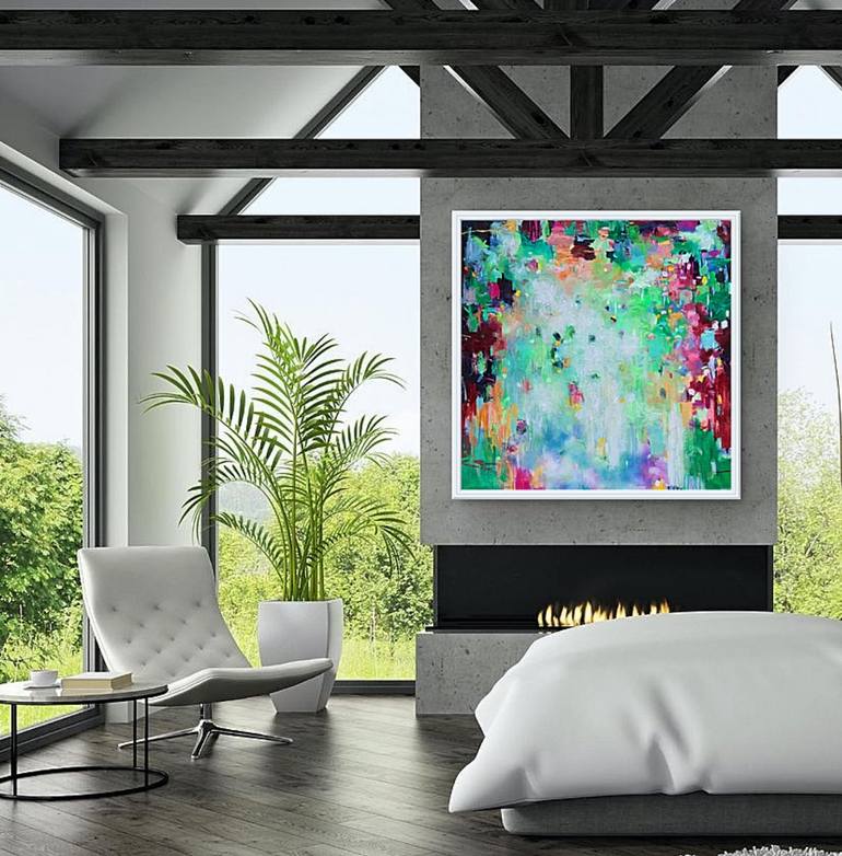 Original Abstract Seascape Painting by Geesien Postema