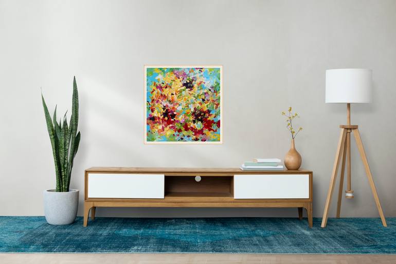 Original Abstract Expressionism Abstract Painting by Geesien Postema