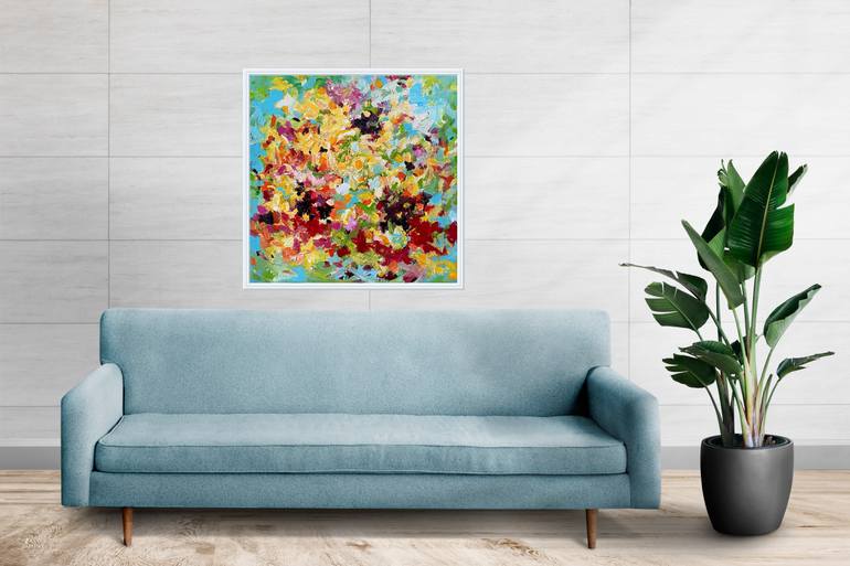 Original Abstract Expressionism Abstract Painting by Geesien Postema