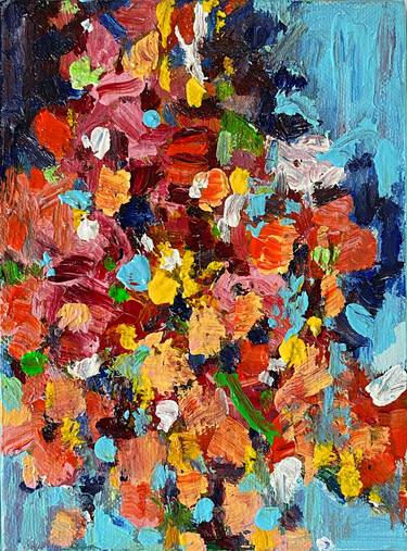 Original Romanticism Garden Painting by Geesien Postema