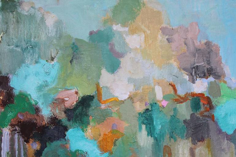 Original Abstract Landscape Painting by Geesien Postema