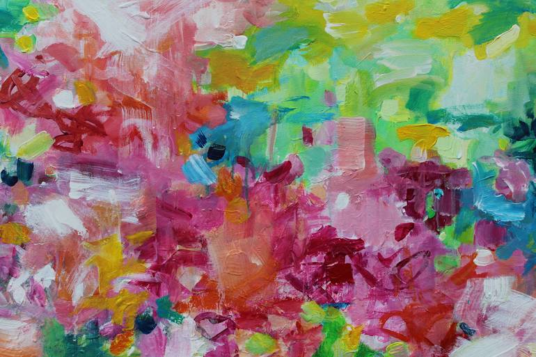 Original Impressionism Floral Painting by Geesien Postema