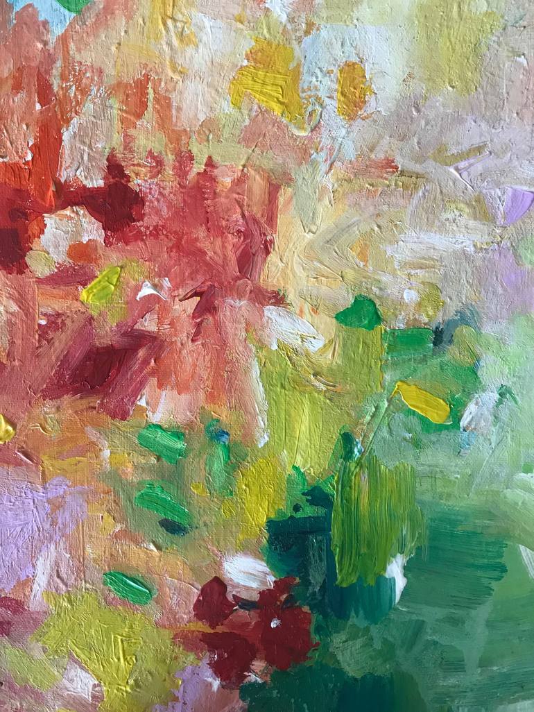 Original Abstract Expressionism Abstract Painting by Geesien Postema