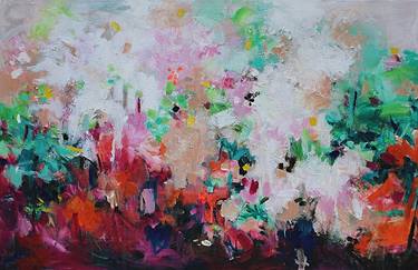 Print of Abstract Expressionism Botanic Paintings by Geesien Postema