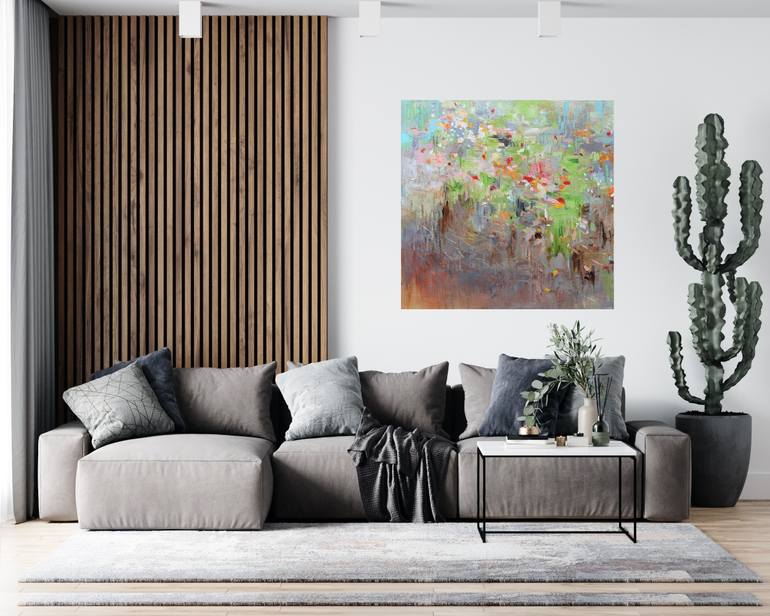 Original Abstract Seascape Painting by Geesien Postema