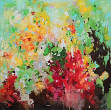 Print of Abstract Garden Paintings by Geesien Postema