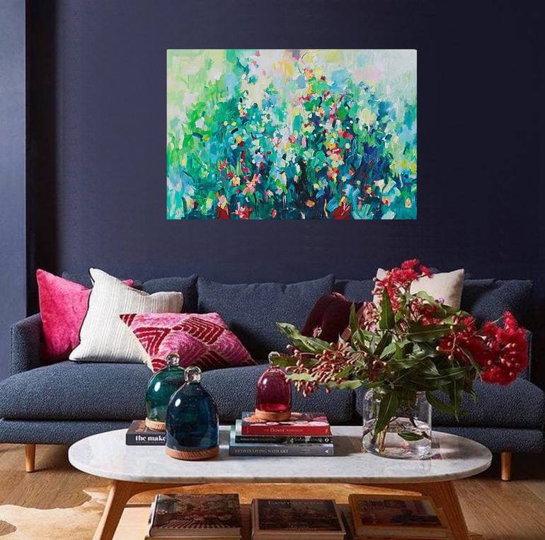 Original Floral Painting by Geesien Postema