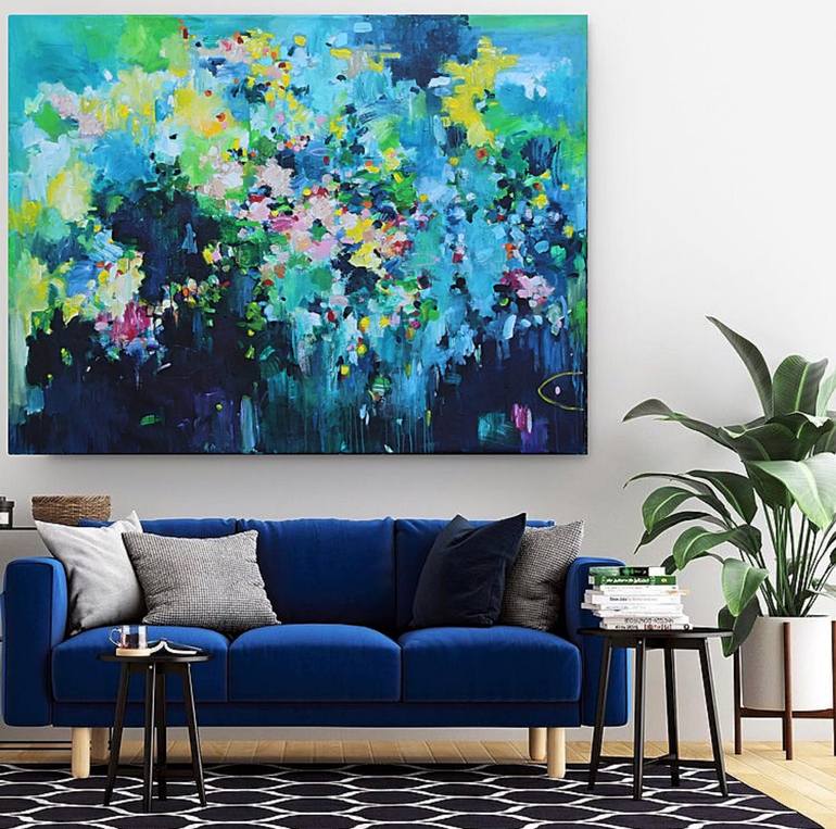 Original Abstract Painting by Geesien Postema