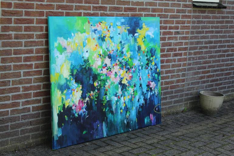 Original Abstract Painting by Geesien Postema