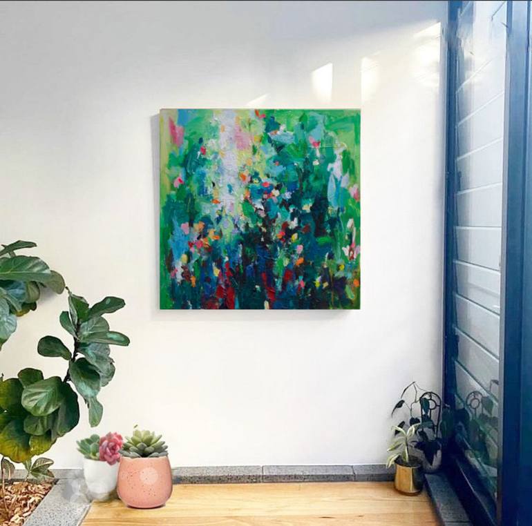 Original Garden Painting by Geesien Postema