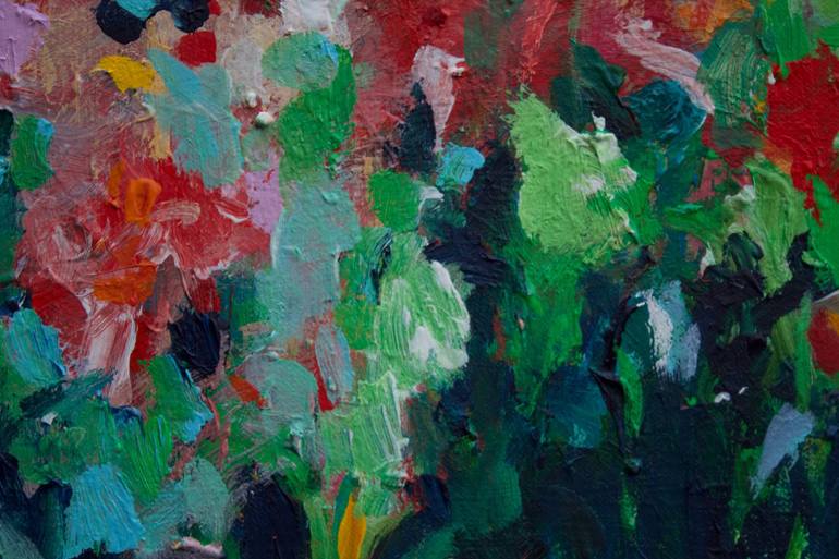 Original Abstract Expressionism Nature Painting by Geesien Postema