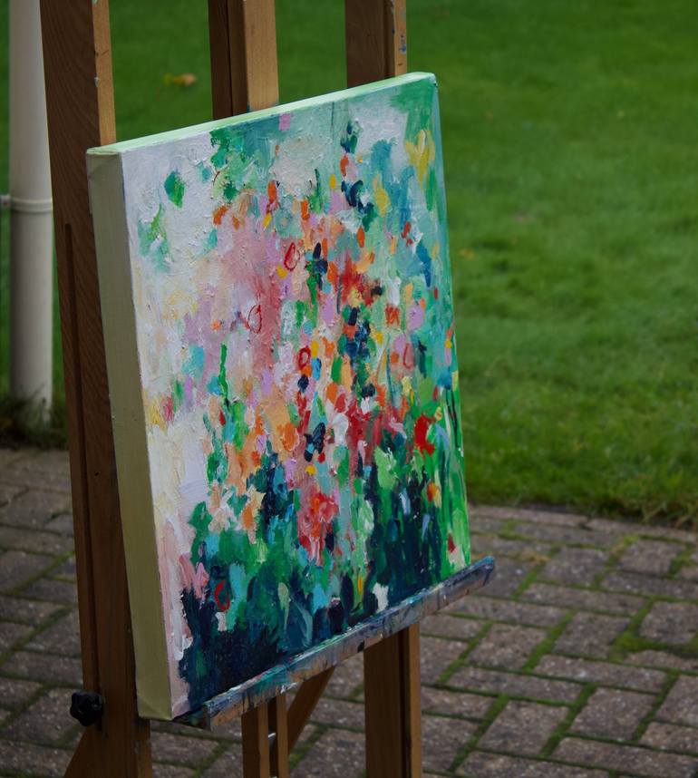 Original Abstract Expressionism Nature Painting by Geesien Postema