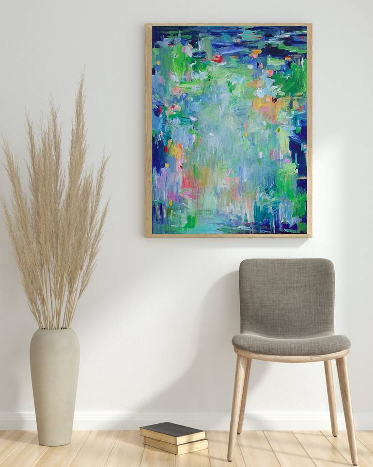 Original Abstract Seascape Painting by Geesien Postema