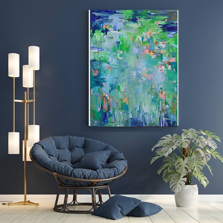 Original Abstract Expressionism Abstract Painting by Geesien Postema