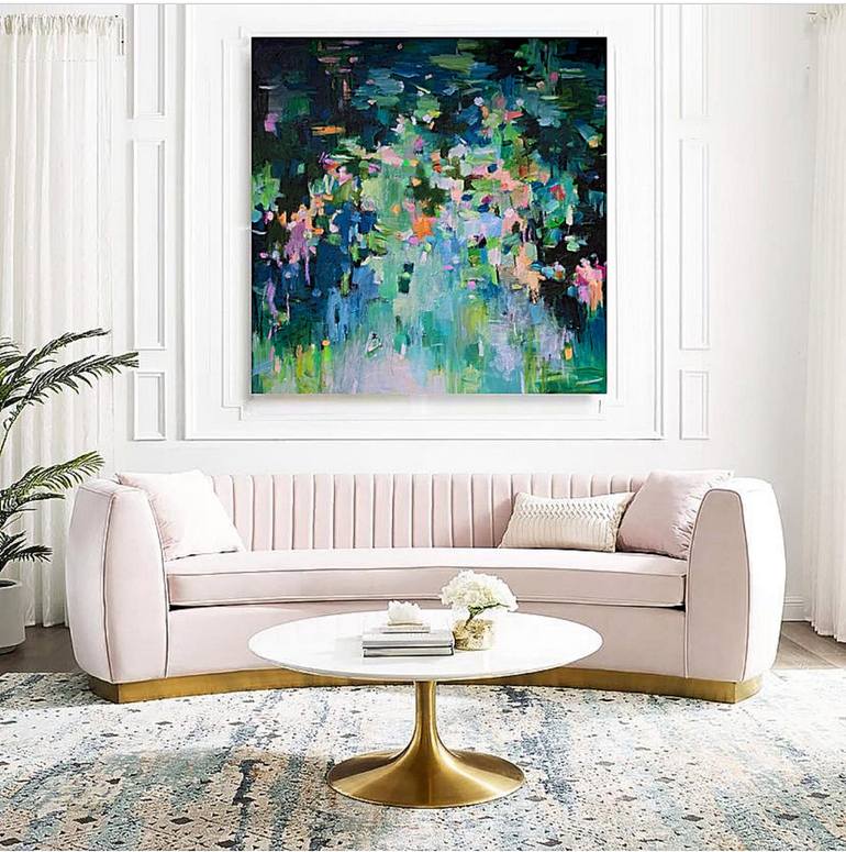 Original Abstract Expressionism Water Painting by Geesien Postema