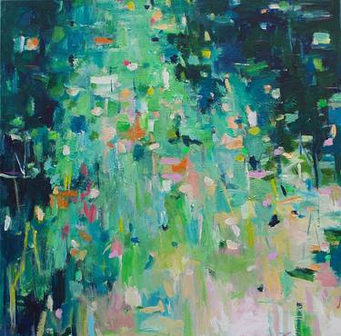 Original Abstract Expressionism Water Paintings by Geesien Postema