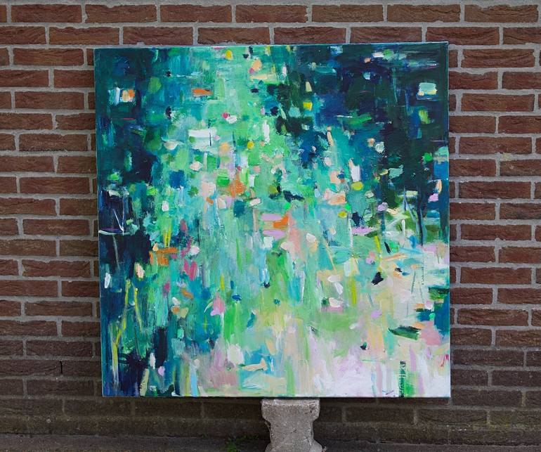 Original Abstract Expressionism Water Painting by Geesien Postema