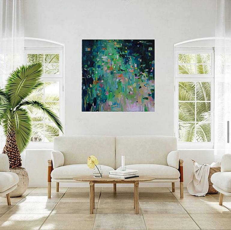 Original Abstract Expressionism Water Painting by Geesien Postema