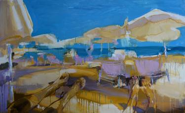 Original Impressionism Beach Paintings by Iryna Yermolova