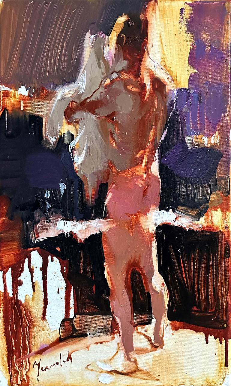 Original Impressionism Nude Paintings by Iryna Yermolova
