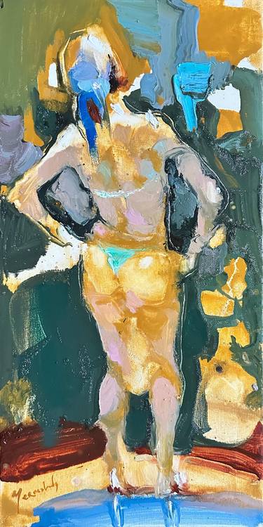 Original Impressionism Seascape Painting by Iryna Yermolova