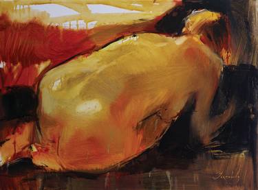 Original Expressionism Nude Paintings by Iryna Yermolova
