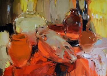 Original Still Life Paintings by Iryna Yermolova