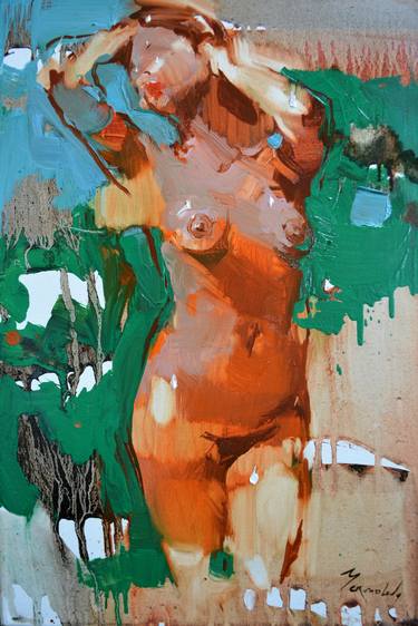 Original Impressionism Nude Paintings by Iryna Yermolova