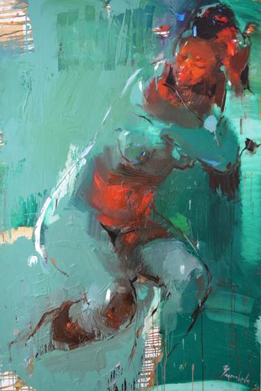 Original Abstract Nude Paintings by Iryna Yermolova