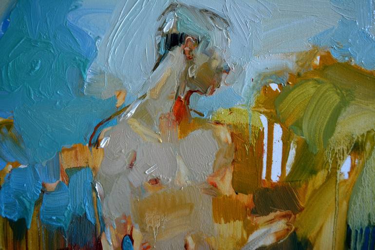 Original Beach Painting by Iryna Yermolova