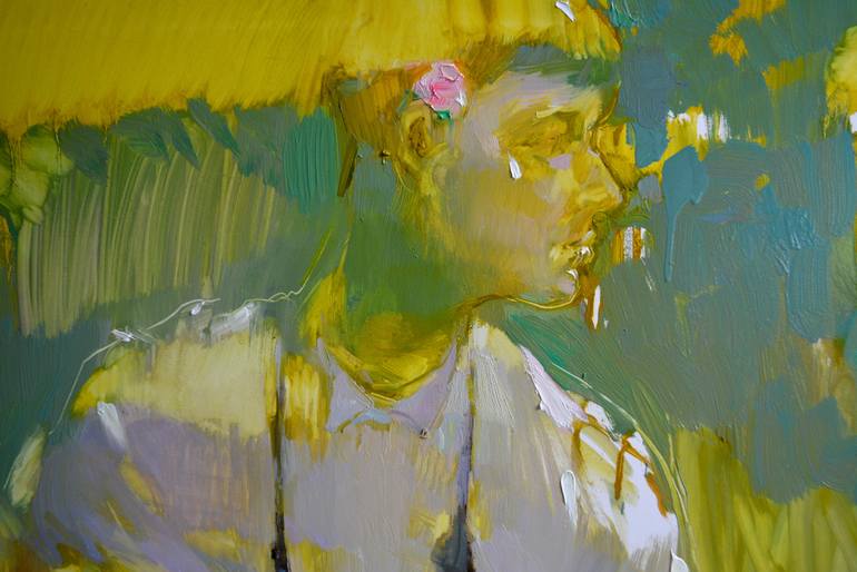 Original Impressionism Men Painting by Iryna Yermolova