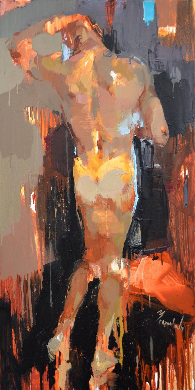 Original Abstract Nude Paintings by Iryna Yermolova