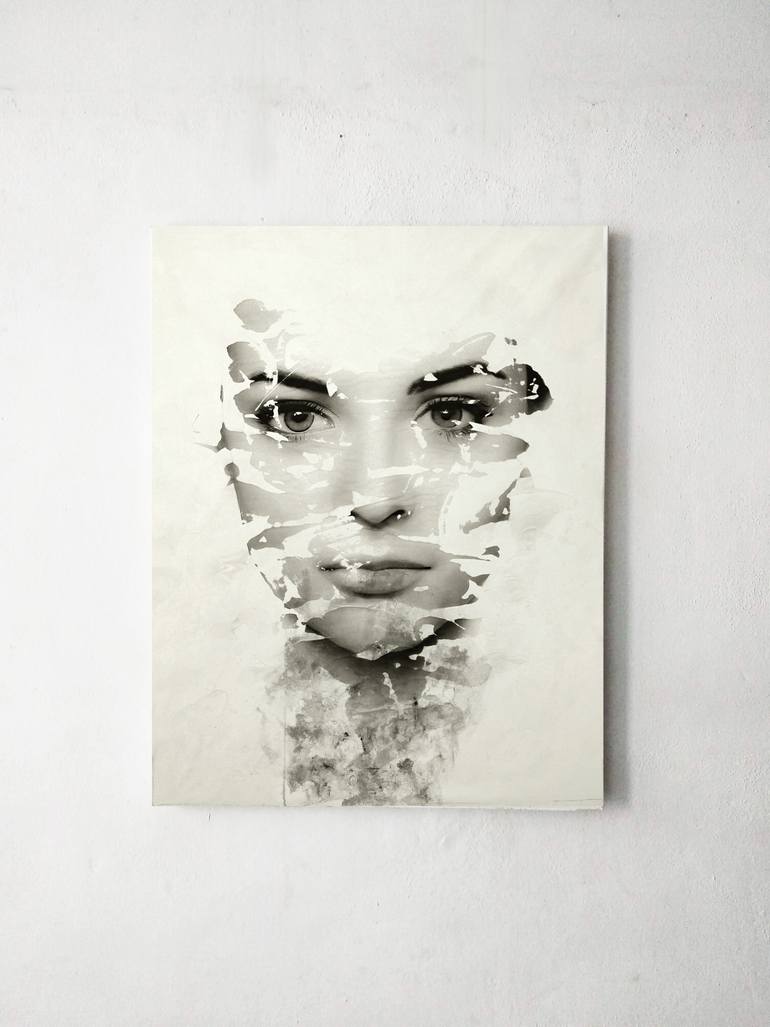 Original Figurative People Painting by Raúl Lara