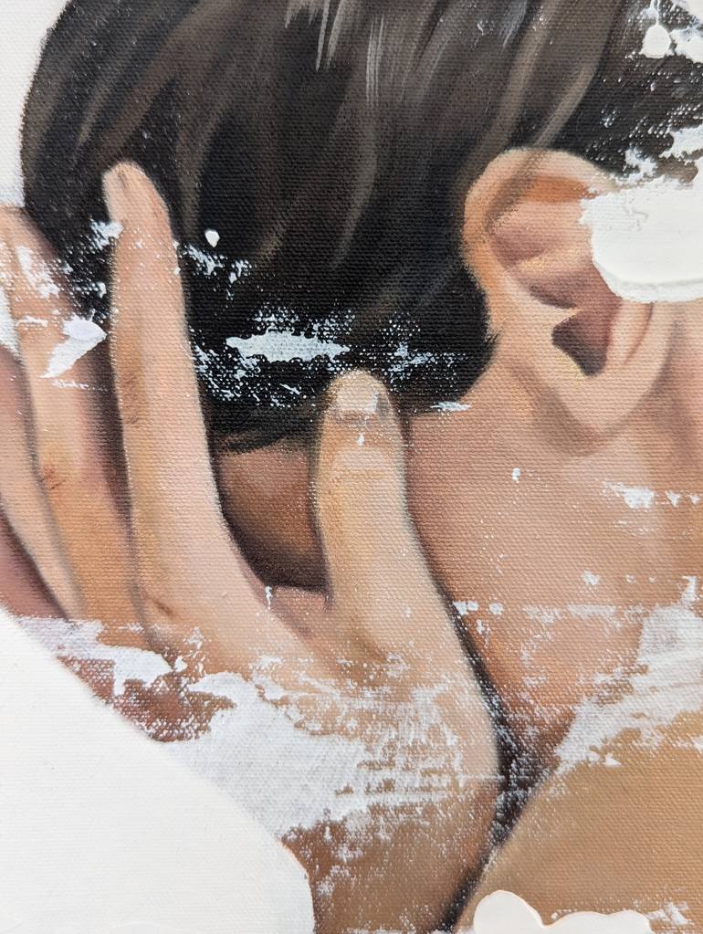 Original Figurative Nude Painting by Raúl Lara