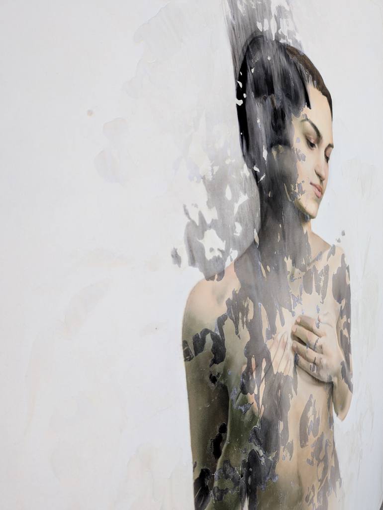 Original Figurative Body Painting by Raúl Lara