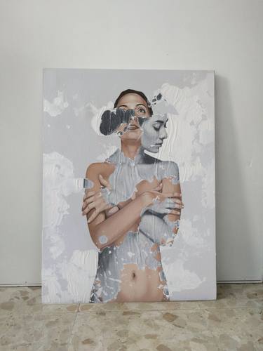 Original Expressionism Nude Paintings by Raúl Lara