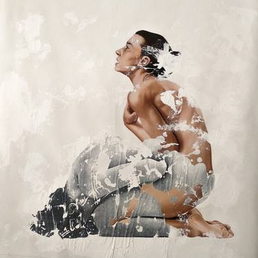 Print of Figurative Women Paintings by Raúl Lara