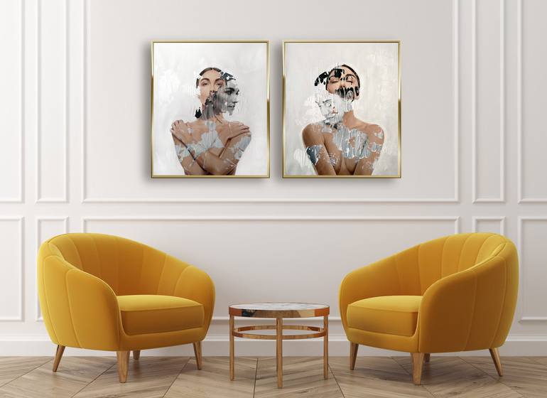 Original Figurative Body Painting by Raúl Lara