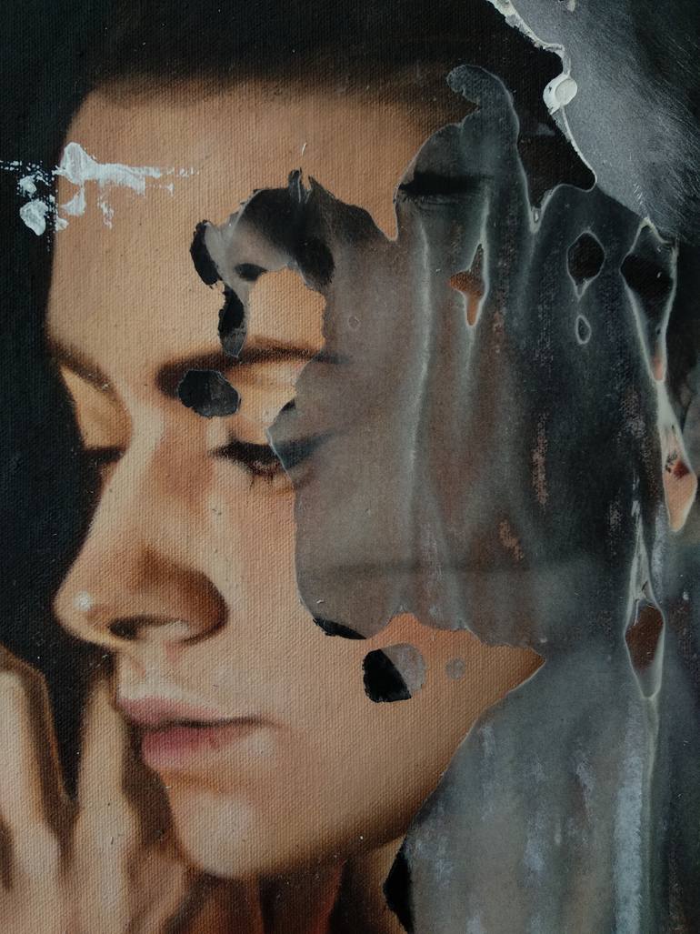 Original Figurative Women Painting by Raúl Lara