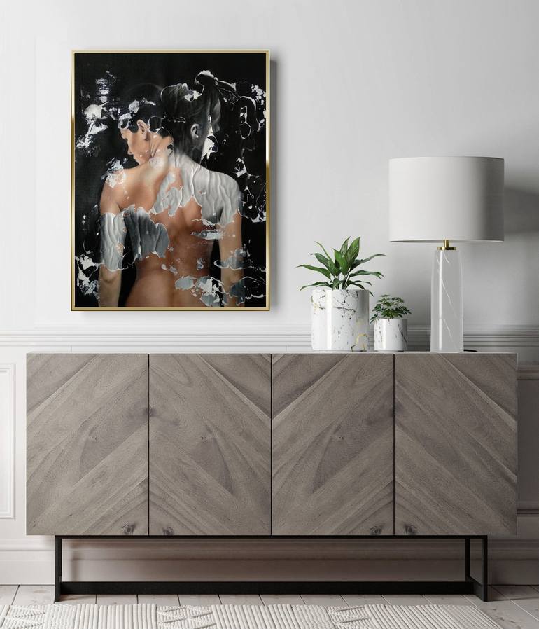 Original Figurative Body Painting by Raúl Lara