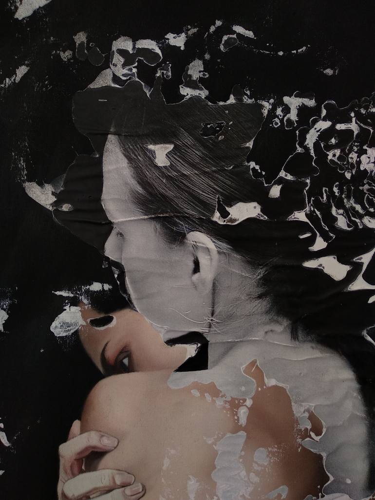 Original Figurative Women Painting by Raúl Lara