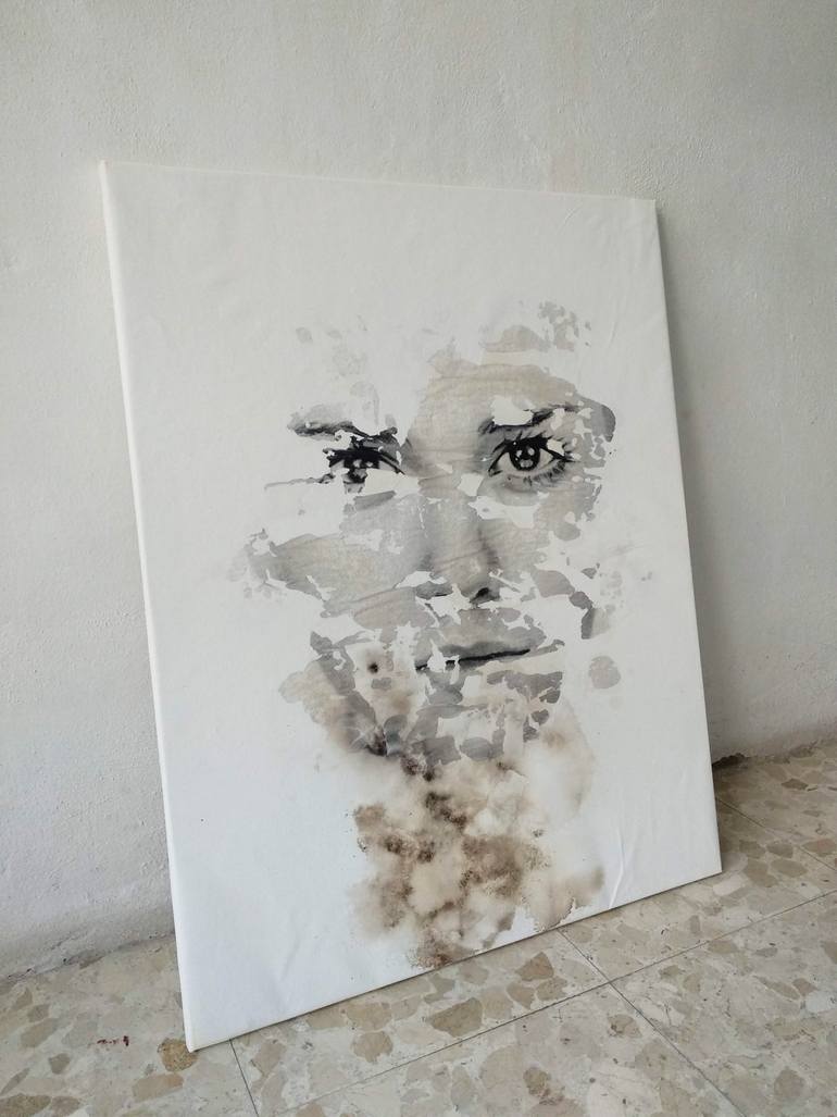 Original Figurative People Painting by Raúl Lara