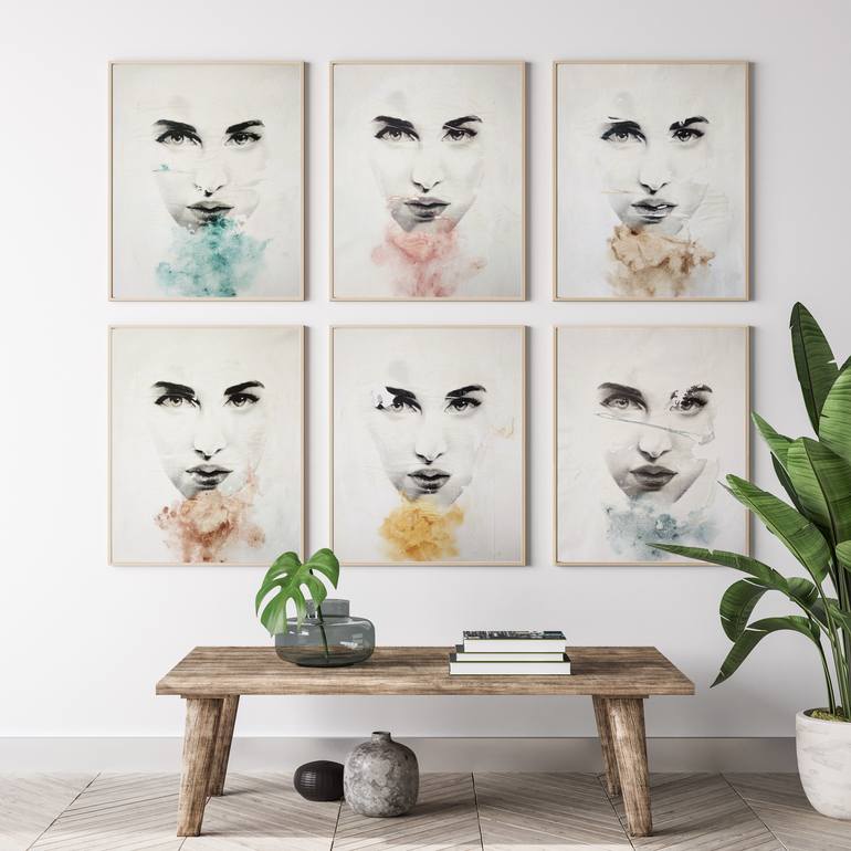 Original Figurative People Painting by Raúl Lara
