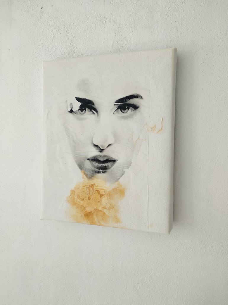 Original Minimalism People Painting by Raúl Lara