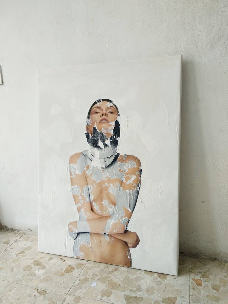 Original Women Painting by Raúl Lara